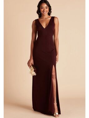 Birdy Grey Shamin Crepe Dress in Cabernet